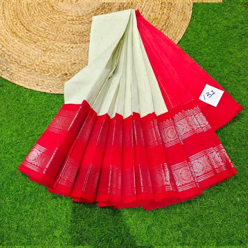 Premium Seiko Gadwal Cotton Sarees - ROYAL131