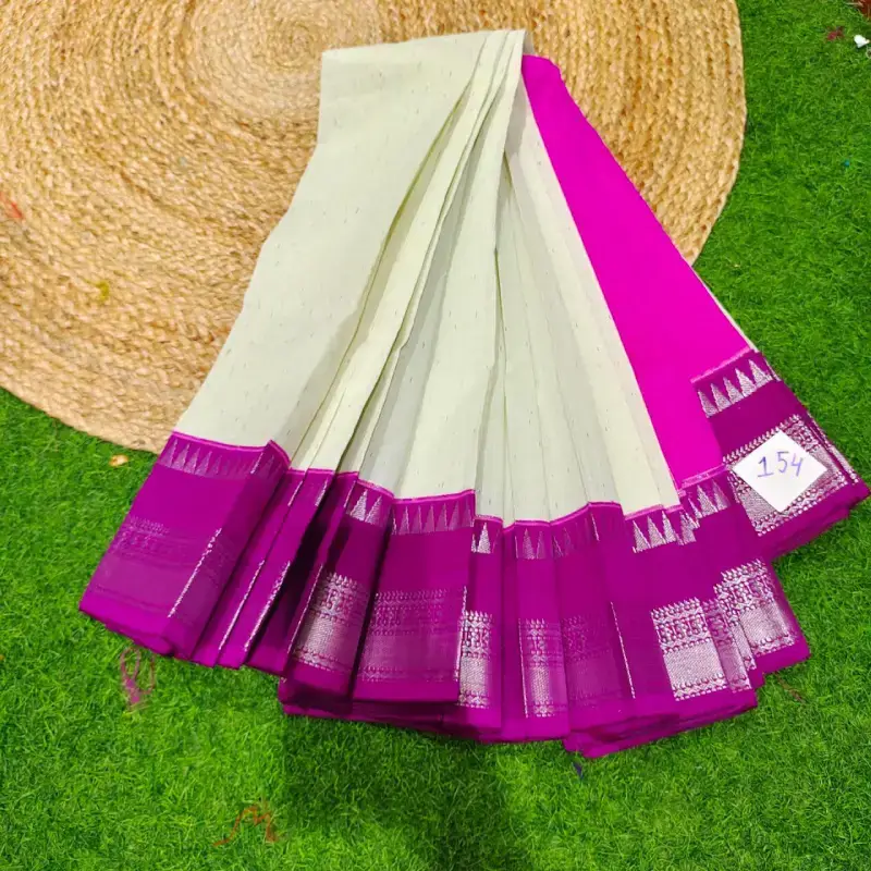 Premium Seiko Gadwal Cotton Sarees - ROYAL154