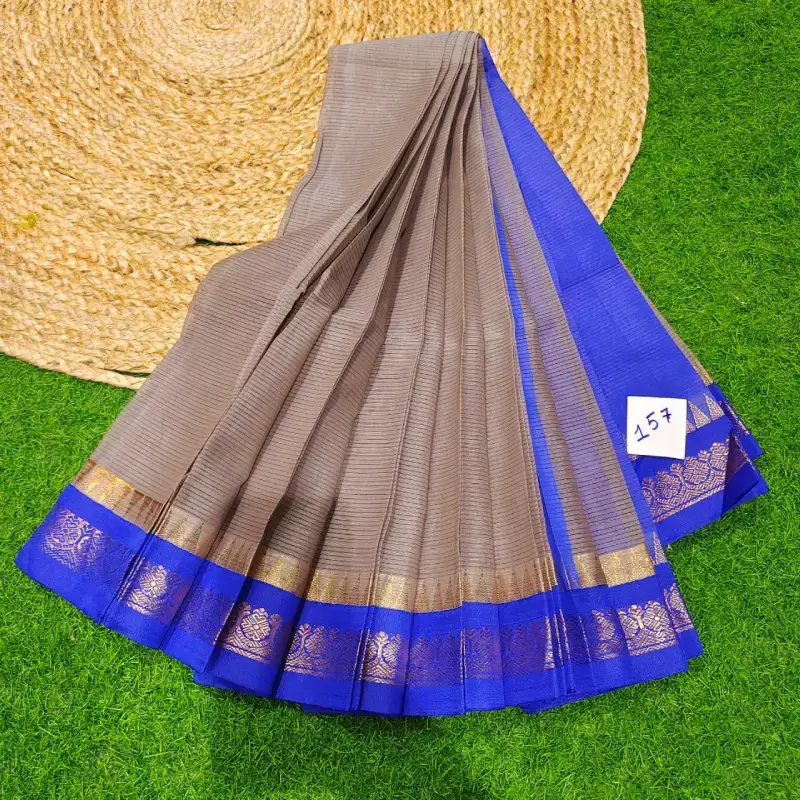 Premium Seiko Gadwal Cotton Sarees - ROYAL157