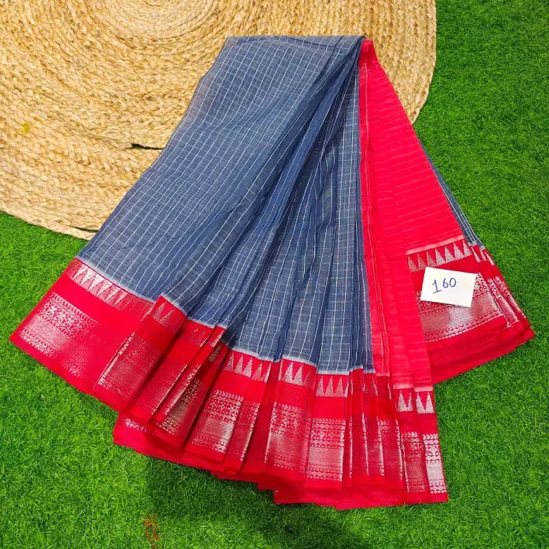Premium Seiko Gadwal Cotton Sarees - ROYAL160