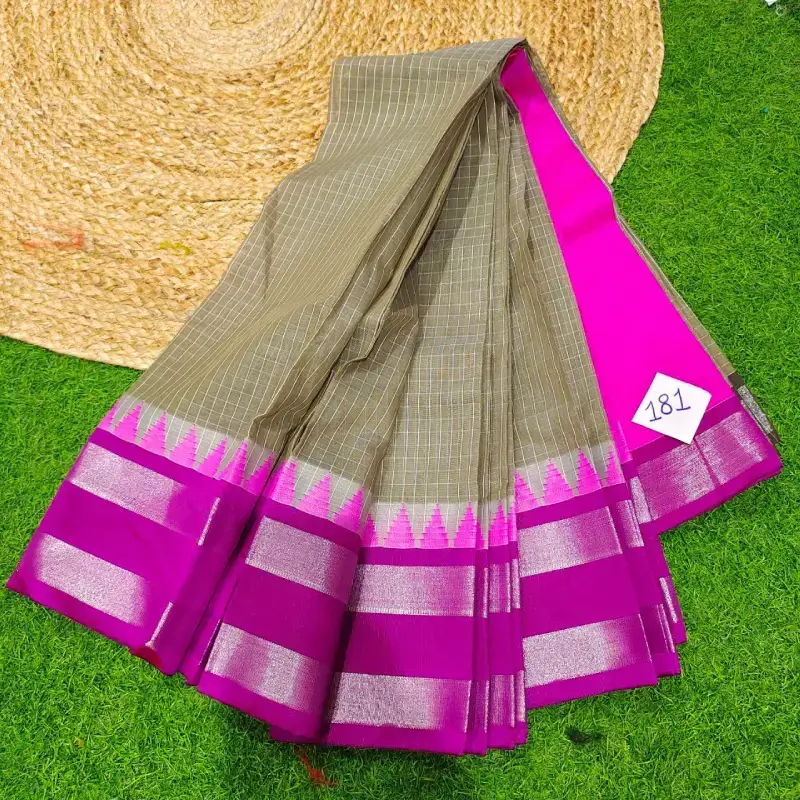 Premium Seiko Gadwal Cotton Sarees - ROYAL181