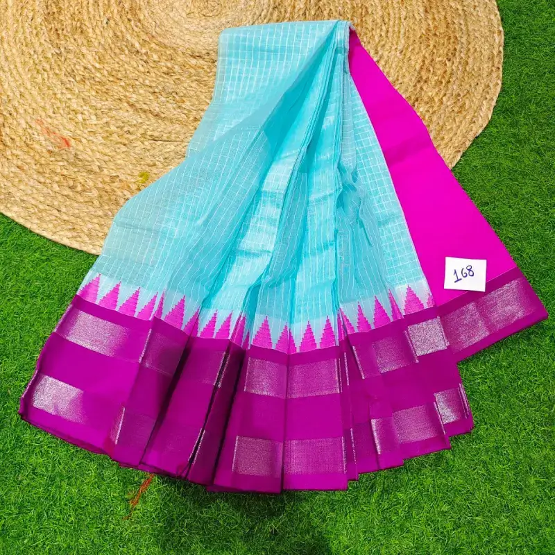 Premium Seiko Gadwal Cotton Sarees - ROYAL168