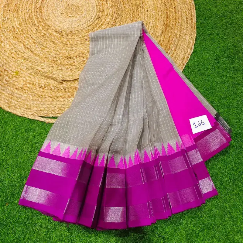 Premium Seiko Gadwal Cotton Sarees - ROYAL166