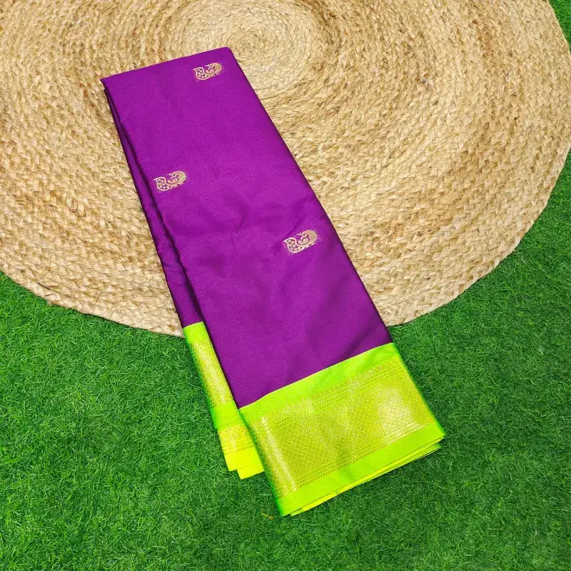 Kollam Pattu Sarees - SSKOM10