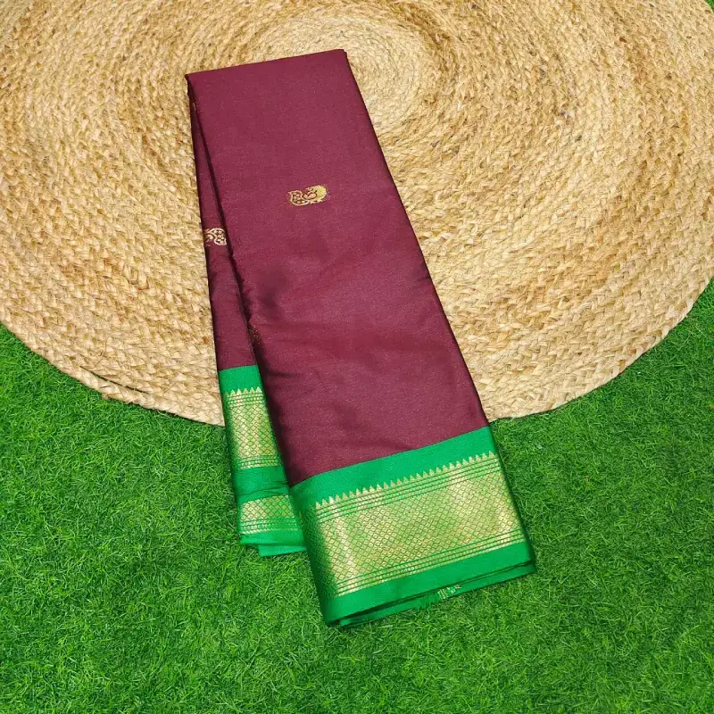 Kollam Pattu Sarees - SSKOM15