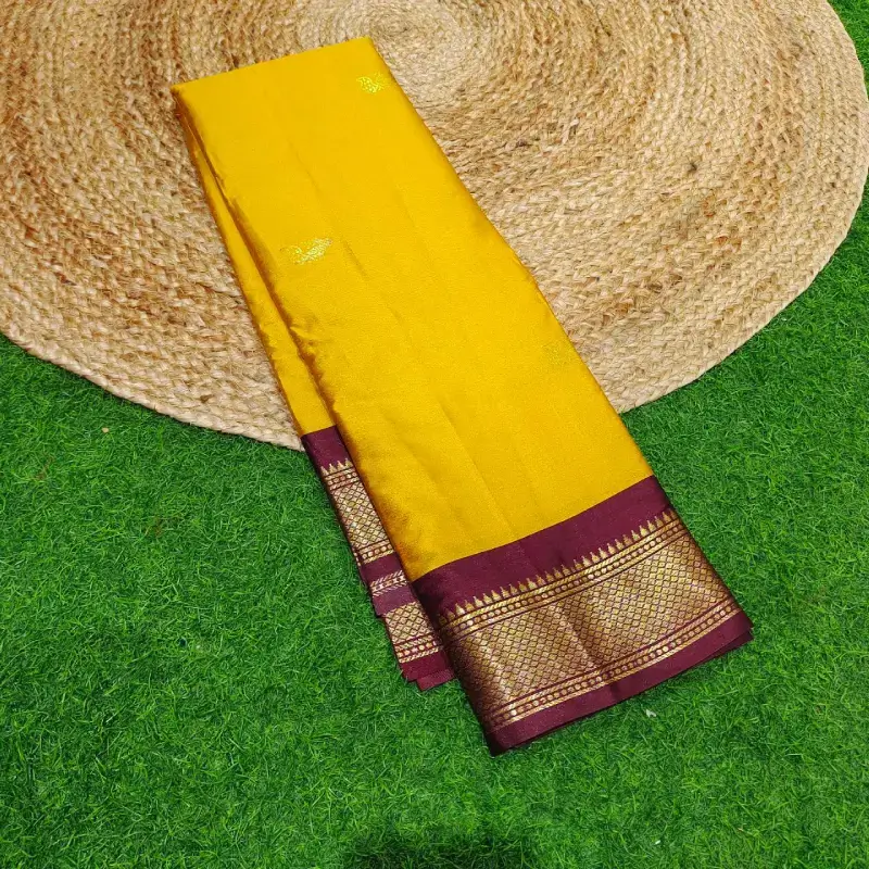 Kollam Pattu Sarees - SSKOM21