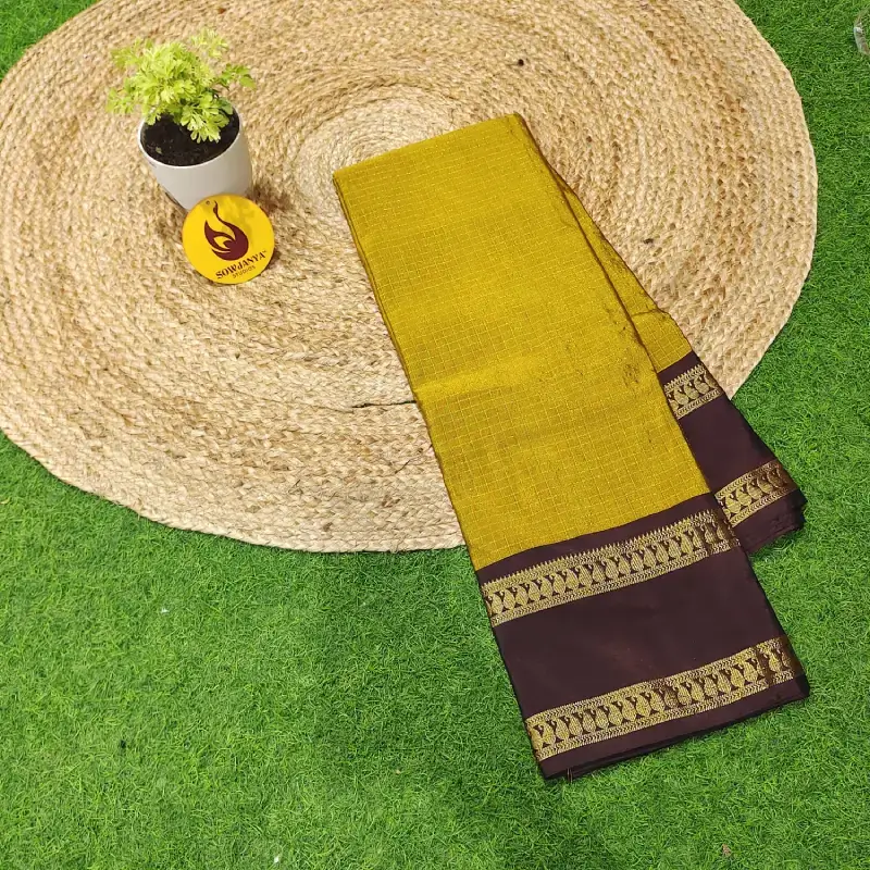 VINTAGE Seiko Gadwal Sarees - WAVE5