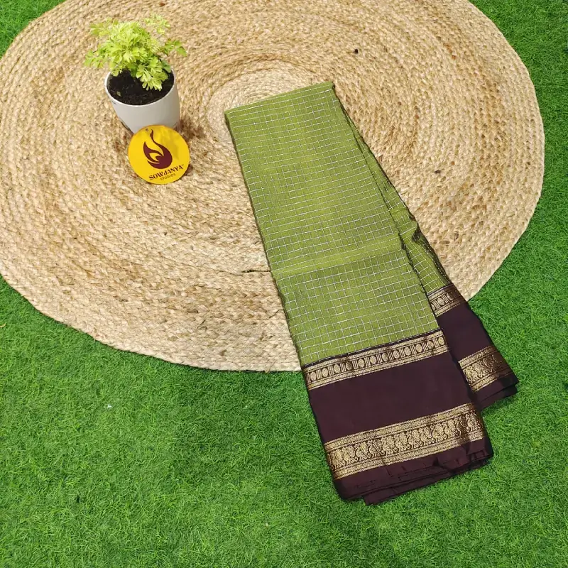 VINTAGE Seiko Gadwal Sarees - WAVE7