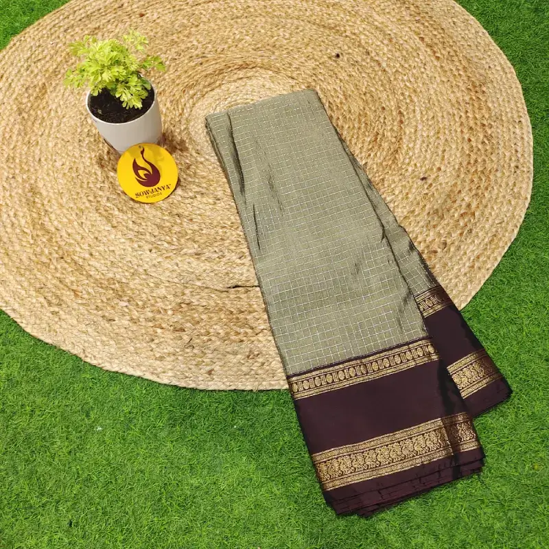 VINTAGE Seiko Gadwal Sarees - WAVE16