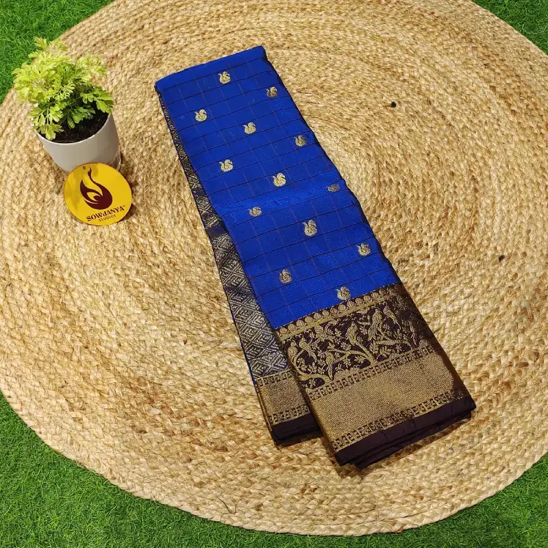 VINTAGE Seiko Gadwal Sarees - WAVE54