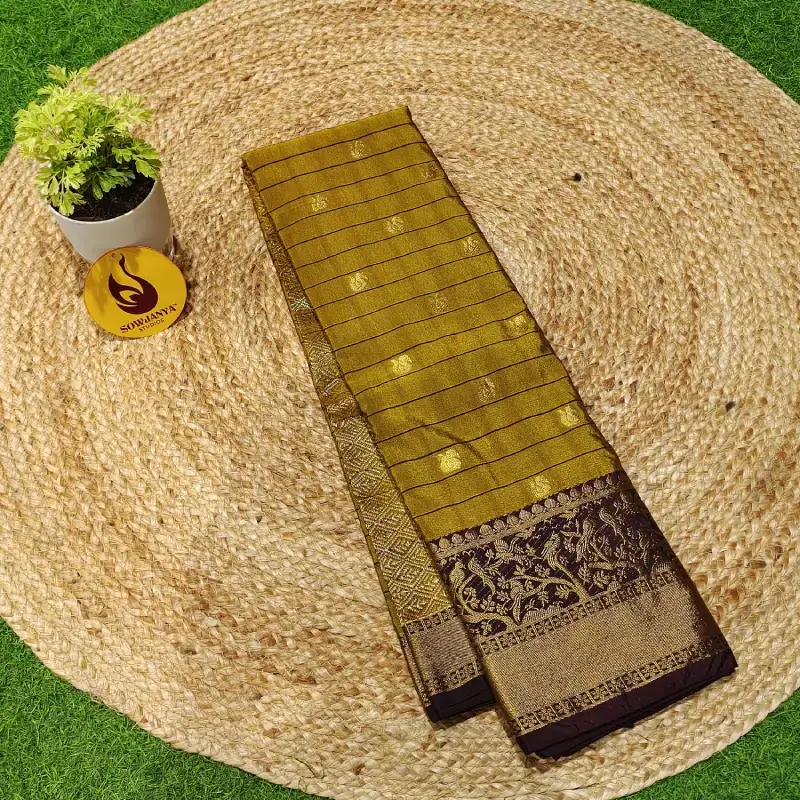 VINTAGE Seiko Gadwal Sarees - WAVE58