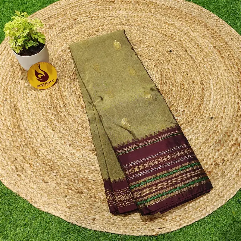 VINTAGE Seiko Gadwal Sarees - WAVE44