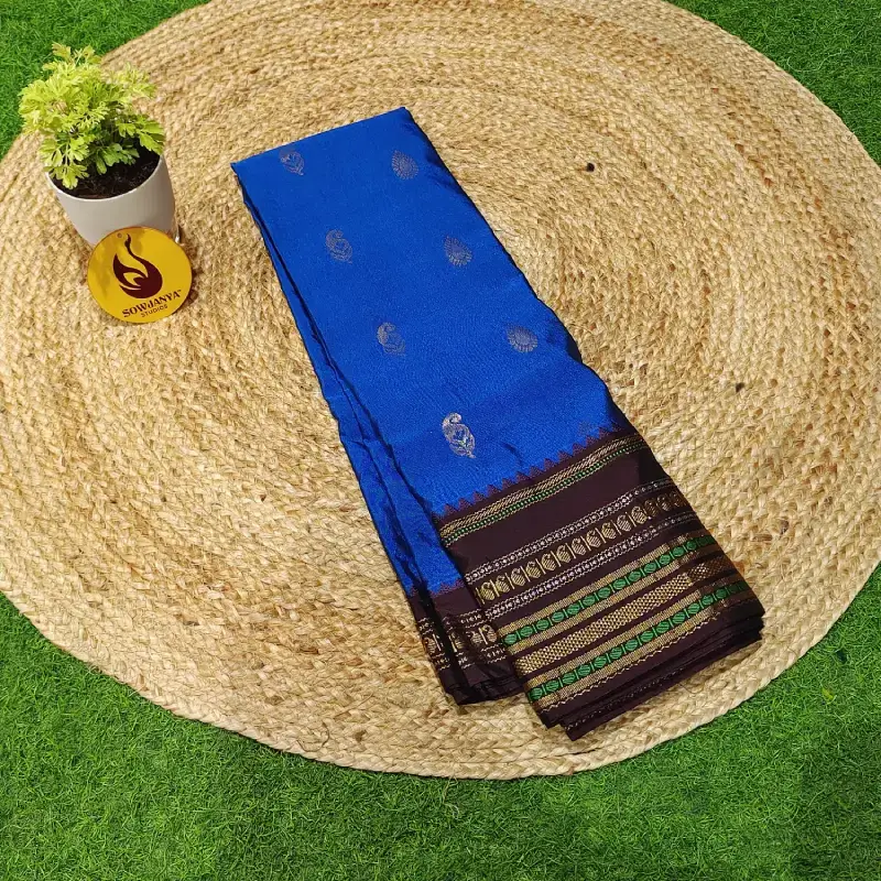 VINTAGE Seiko Gadwal Sarees - WAVE45