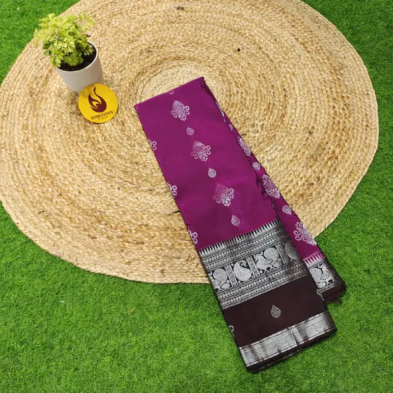 VINTAGE Seiko Gadwal Sarees - WAVE67