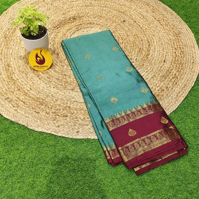 VINTAGE Seiko Gadwal Sarees - WAVE101