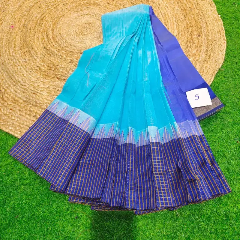 Premium Seiko Gadwal Cotton Sarees - ROYAL05
