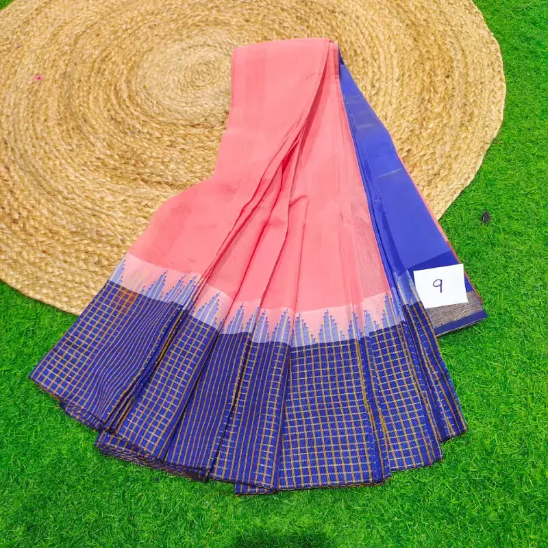 Premium Seiko Gadwal Cotton Sarees - ROYAL09