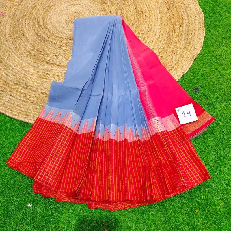 Premium Seiko Gadwal Cotton Sarees - ROYAL014