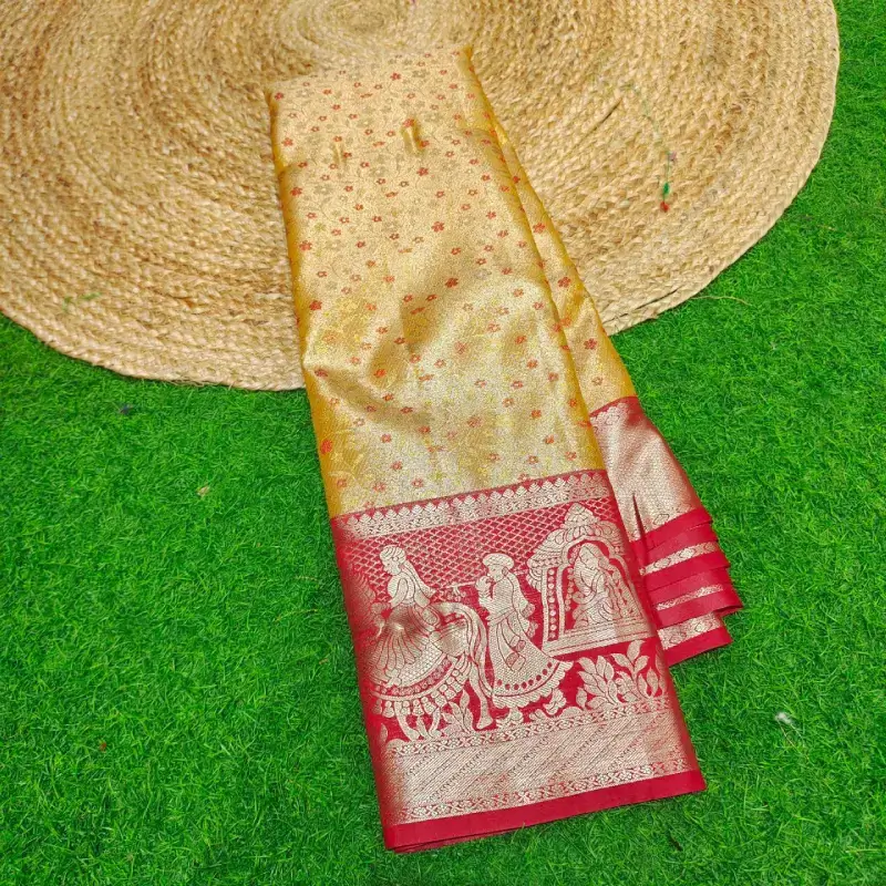 Semi Tissue Pattu Sarees  - SSBUD15