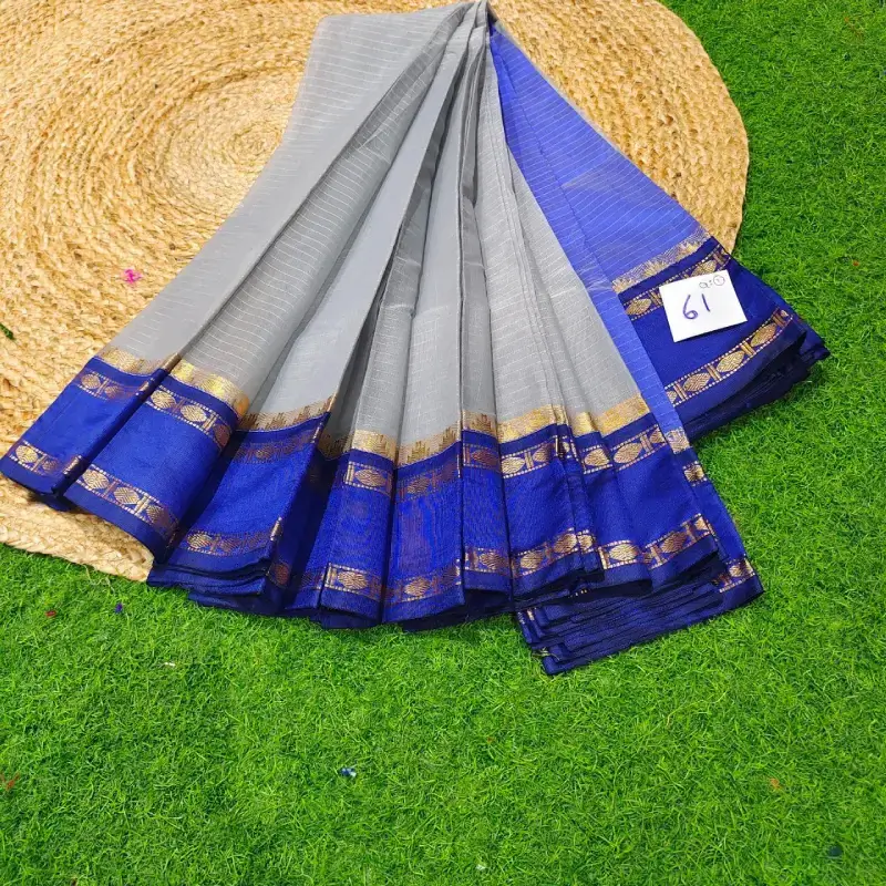 Premium Seiko Gadwal Cotton Sarees - ROYAL061