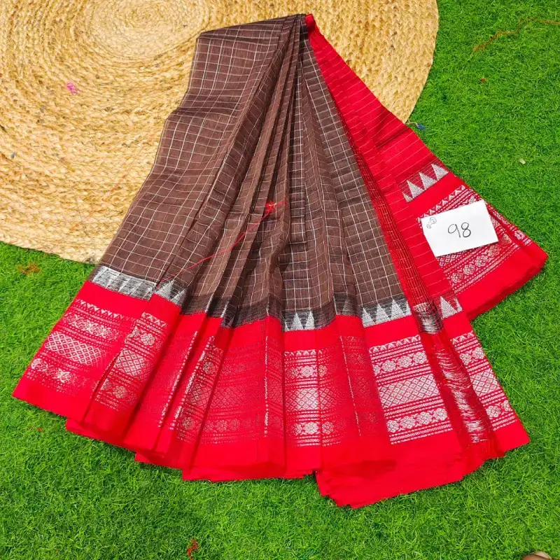Premium Seiko Gadwal Cotton Sarees - ROYAL098