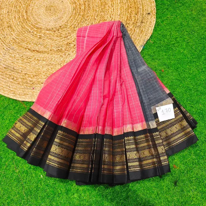 Premium Seiko Gadwal Cotton Sarees - ROYAL0170