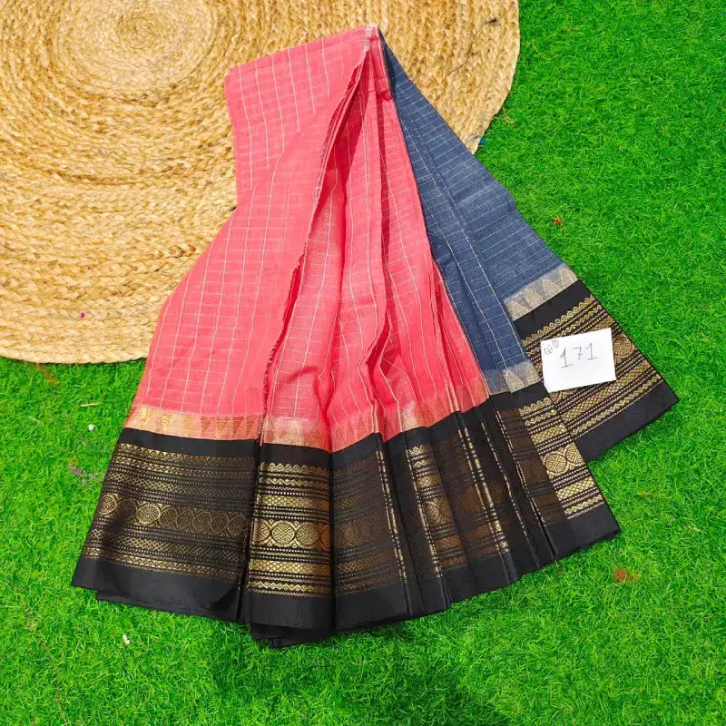 Premium Seiko Gadwal Cotton Sarees - ROYAL0171