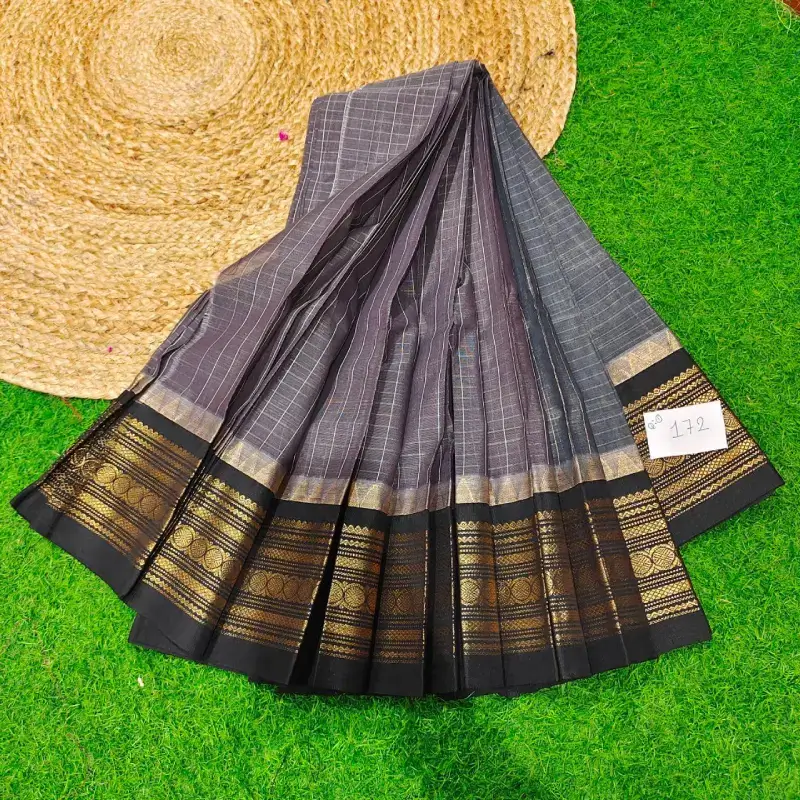 Premium Seiko Gadwal Cotton Sarees - ROYAL0172