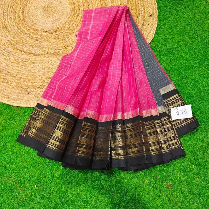 Premium Seiko Gadwal Cotton Sarees - ROYAL0175