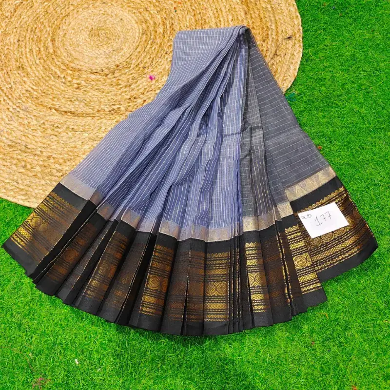 Premium Seiko Gadwal Cotton Sarees - ROYAL0177