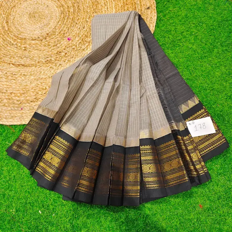 Premium Seiko Gadwal Cotton Sarees - ROYAL0178