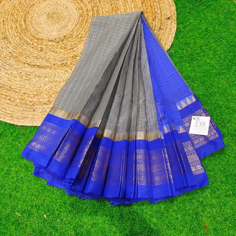 Premium Seiko Gadwal Cotton Sarees - ROYAL0179