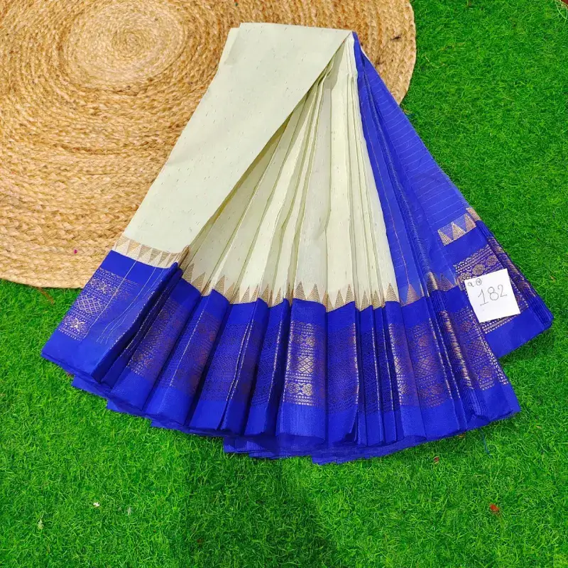 Premium Seiko Gadwal Cotton Sarees - ROYAL0182