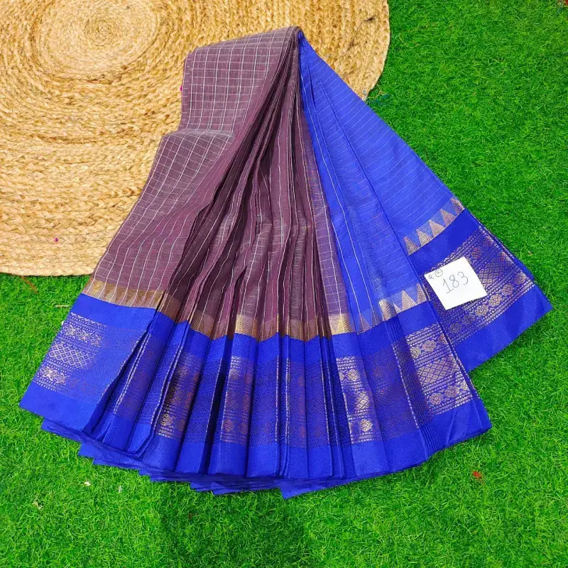 Premium Seiko Gadwal Cotton Sarees - ROYAL0183
