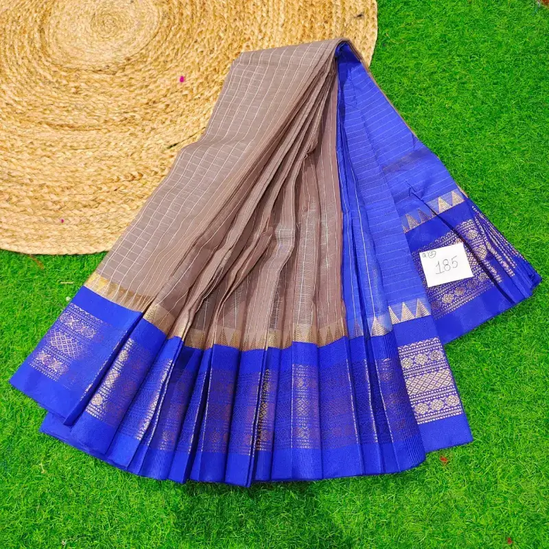 Premium Seiko Gadwal Cotton Sarees - ROYAL0185