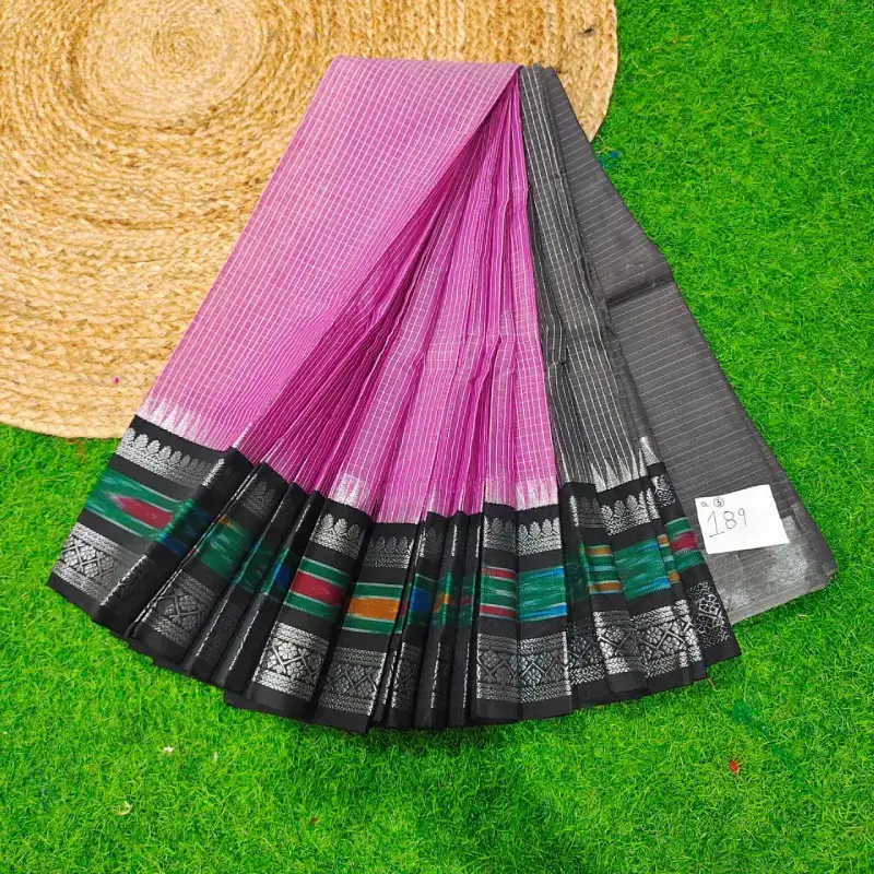 Premium Seiko Gadwal Cotton Sarees - ROYAL0189