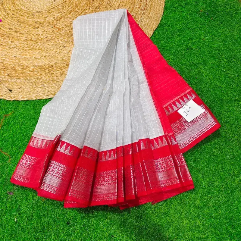 Premium Seiko Gadwal Cotton Sarees - ROYAL0160