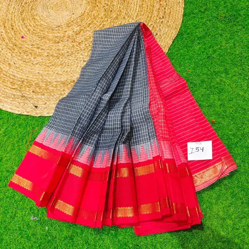 Premium Seiko Gadwal Cotton Sarees - ROYAL0154