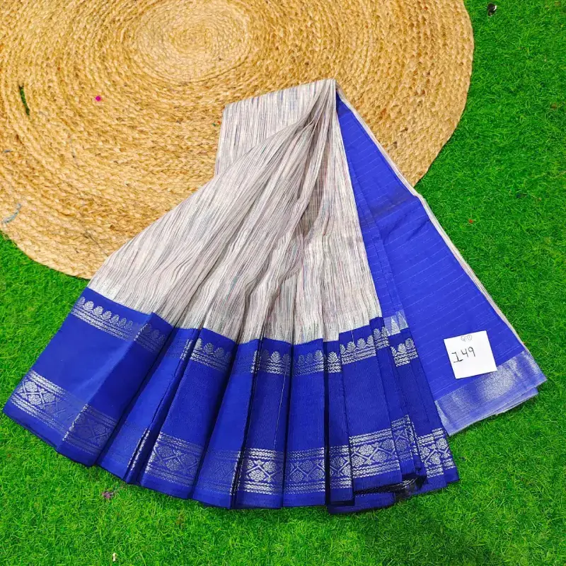 Premium Seiko Gadwal Cotton Sarees - ROYAL0149