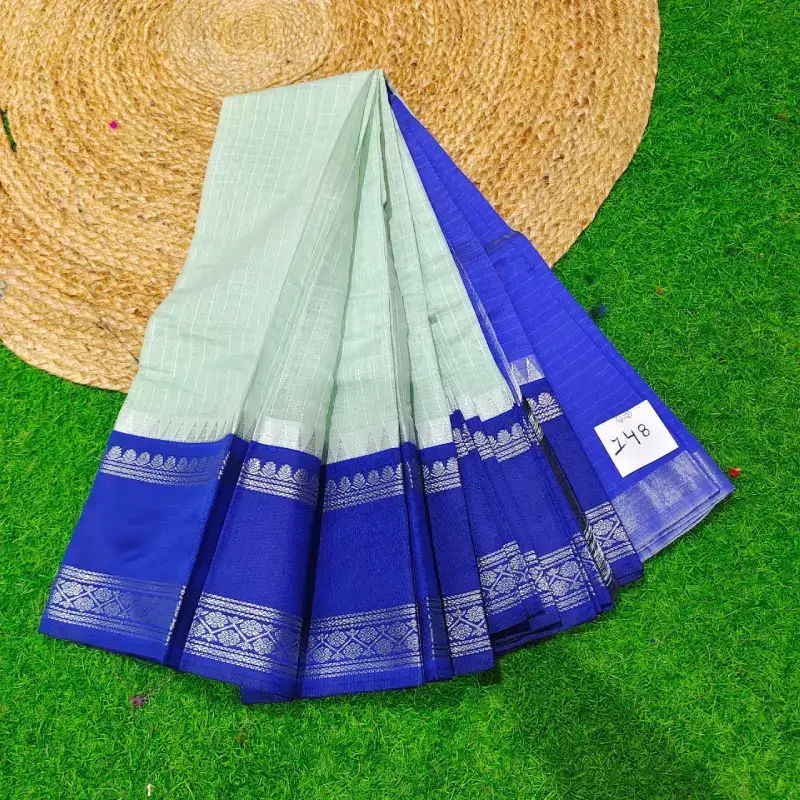 Premium Seiko Gadwal Cotton Sarees - ROYAL0148