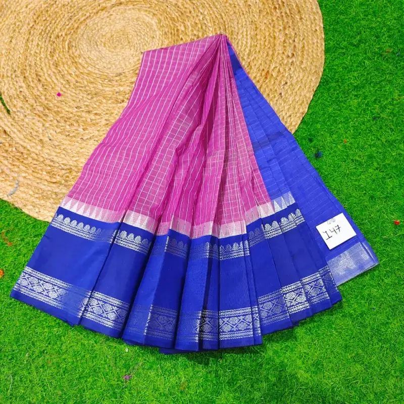 Premium Seiko Gadwal Cotton Sarees - ROYAL0147