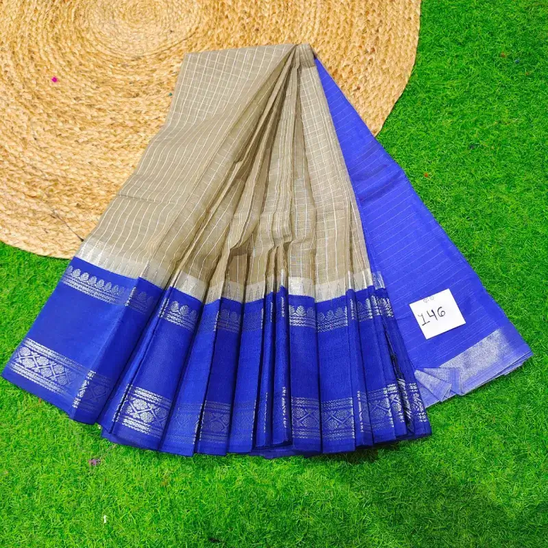 Premium Seiko Gadwal Cotton Sarees - ROYAL0146