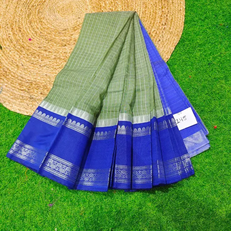 Premium Seiko Gadwal Cotton Sarees - ROYAL0145