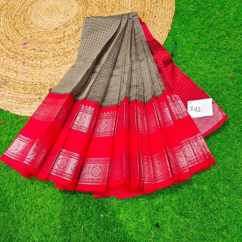 Premium Seiko Gadwal Cotton Sarees - ROYAL0141