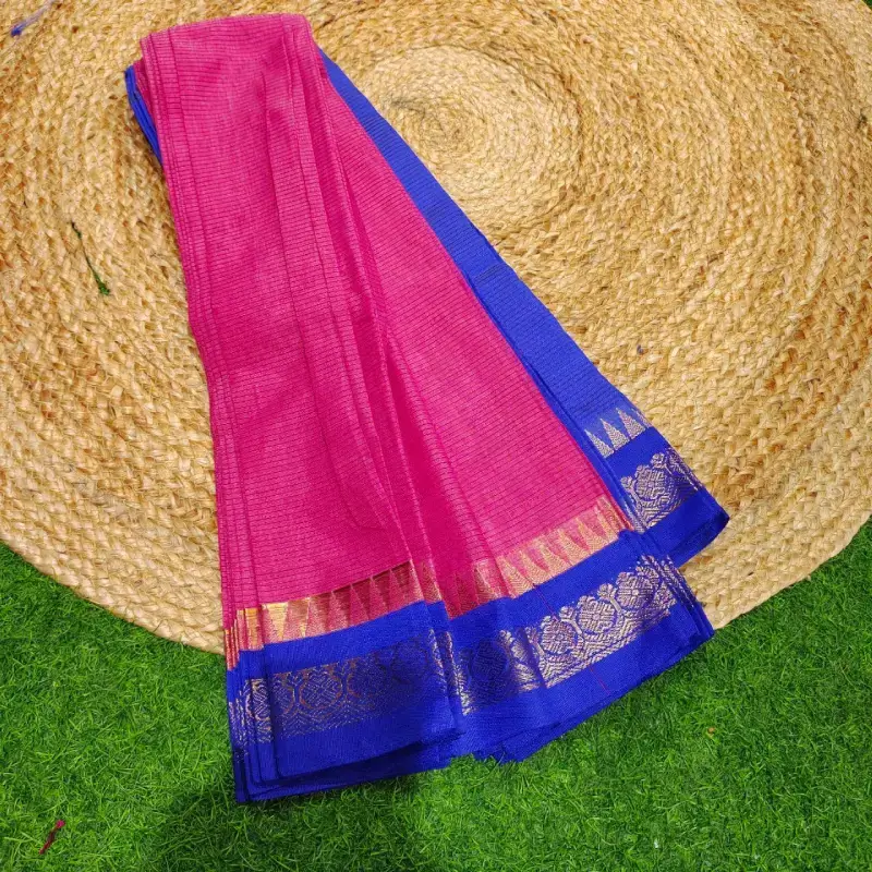 Premium Seiko Gadwal Cotton Sarees - ROYAL100