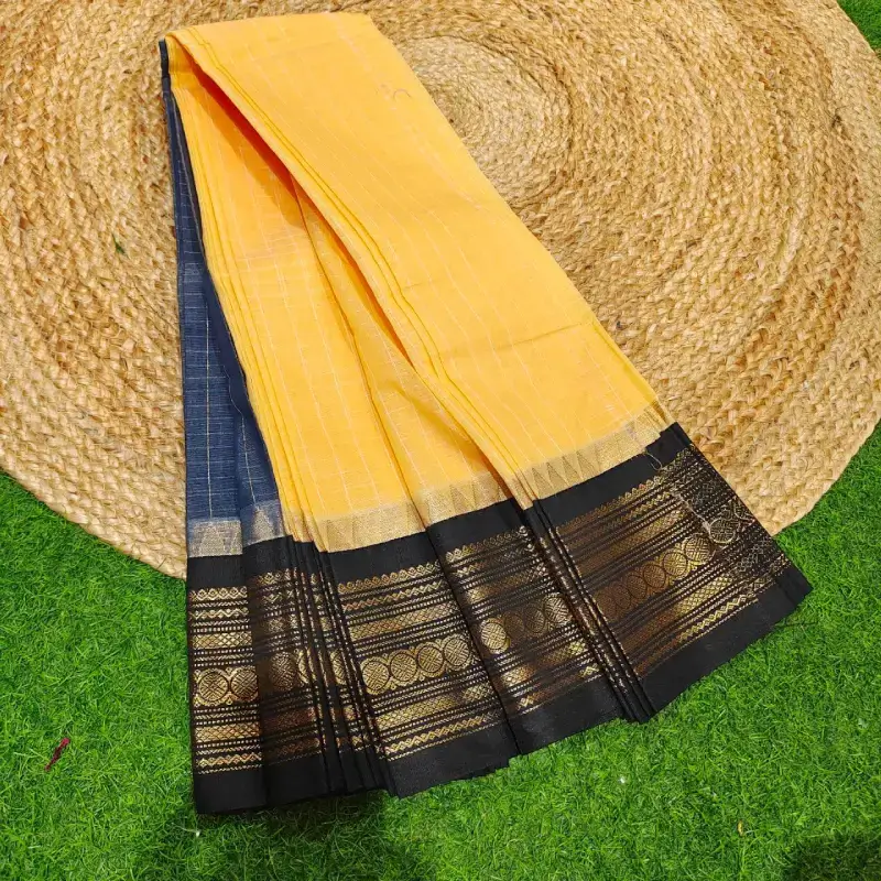 Premium Seiko Gadwal Cotton Sarees - ROYAL102
