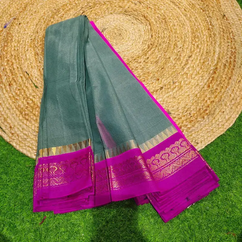 Premium Seiko Gadwal Cotton Sarees - ROYAL101