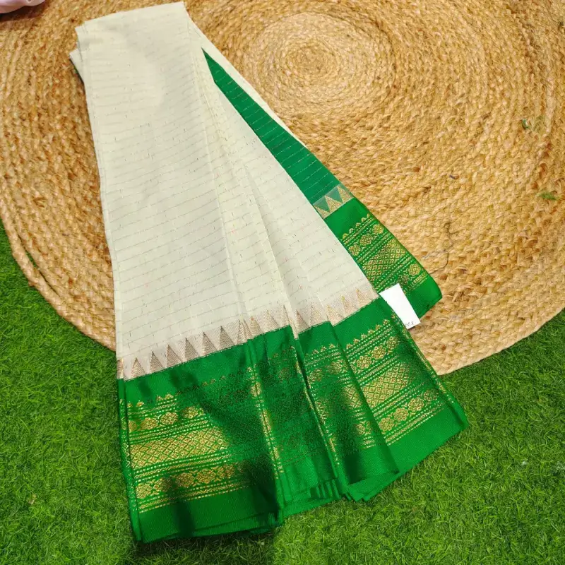 Premium Seiko Gadwal Cotton Sarees - ROYAL117
