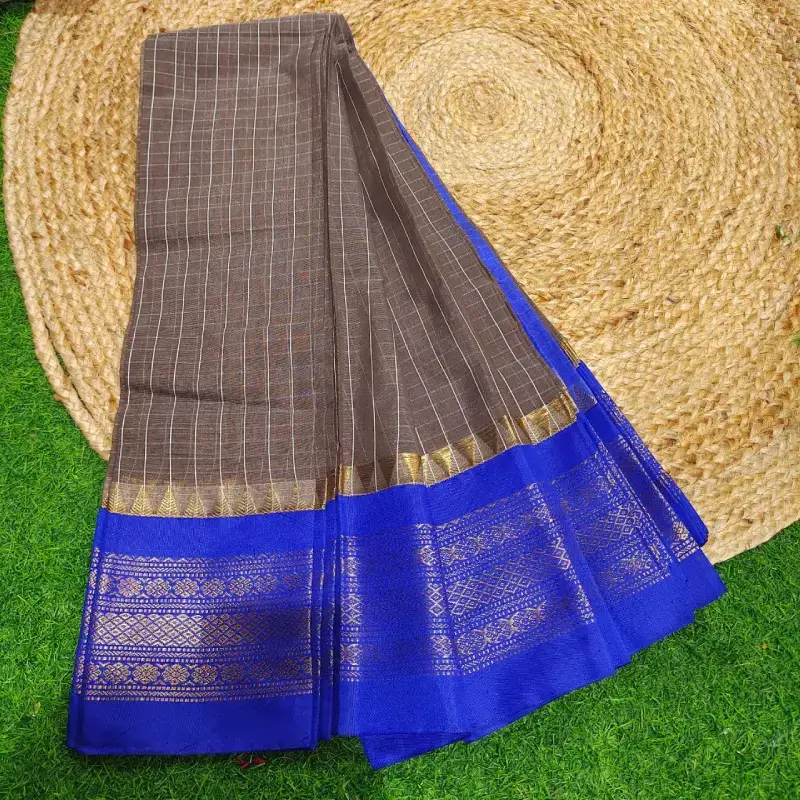 Premium Seiko Gadwal Cotton Sarees - ROYAL123