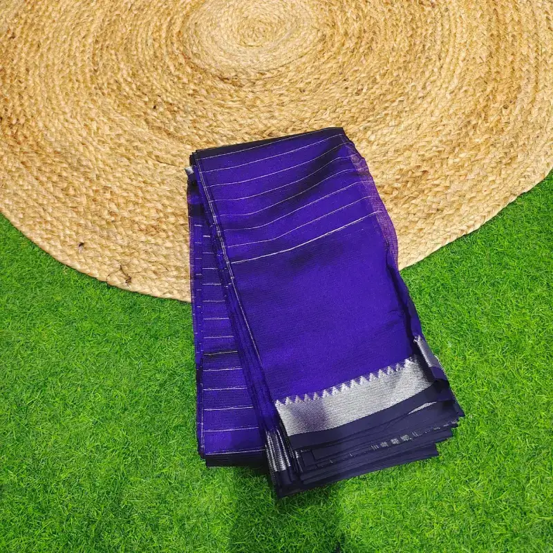 Premium Mangalgiri  Sarees (violet) - SSMGP83